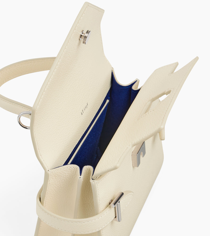 Le Tanneur Emilie petit sac à main cuir fleur de sel