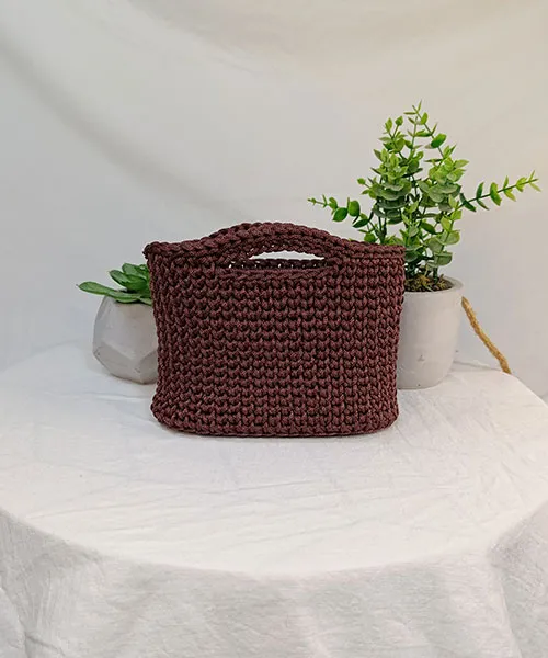 Takiri Harmony TK728 sac à main marron recyclé
