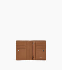 Le Tanneur Lucien portefeuille cuir grainé vertical zip