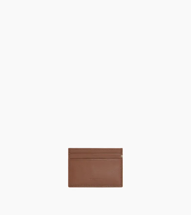 Le Tanneur Wallets Martin porte-cartes cuir lisse bleu