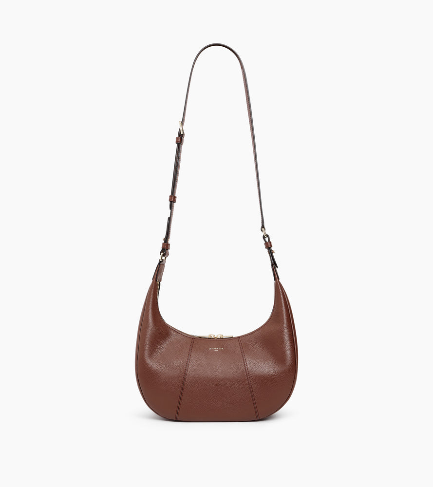 Le Tanneur Juliette petit sac hobo cuir grainé bandoulière