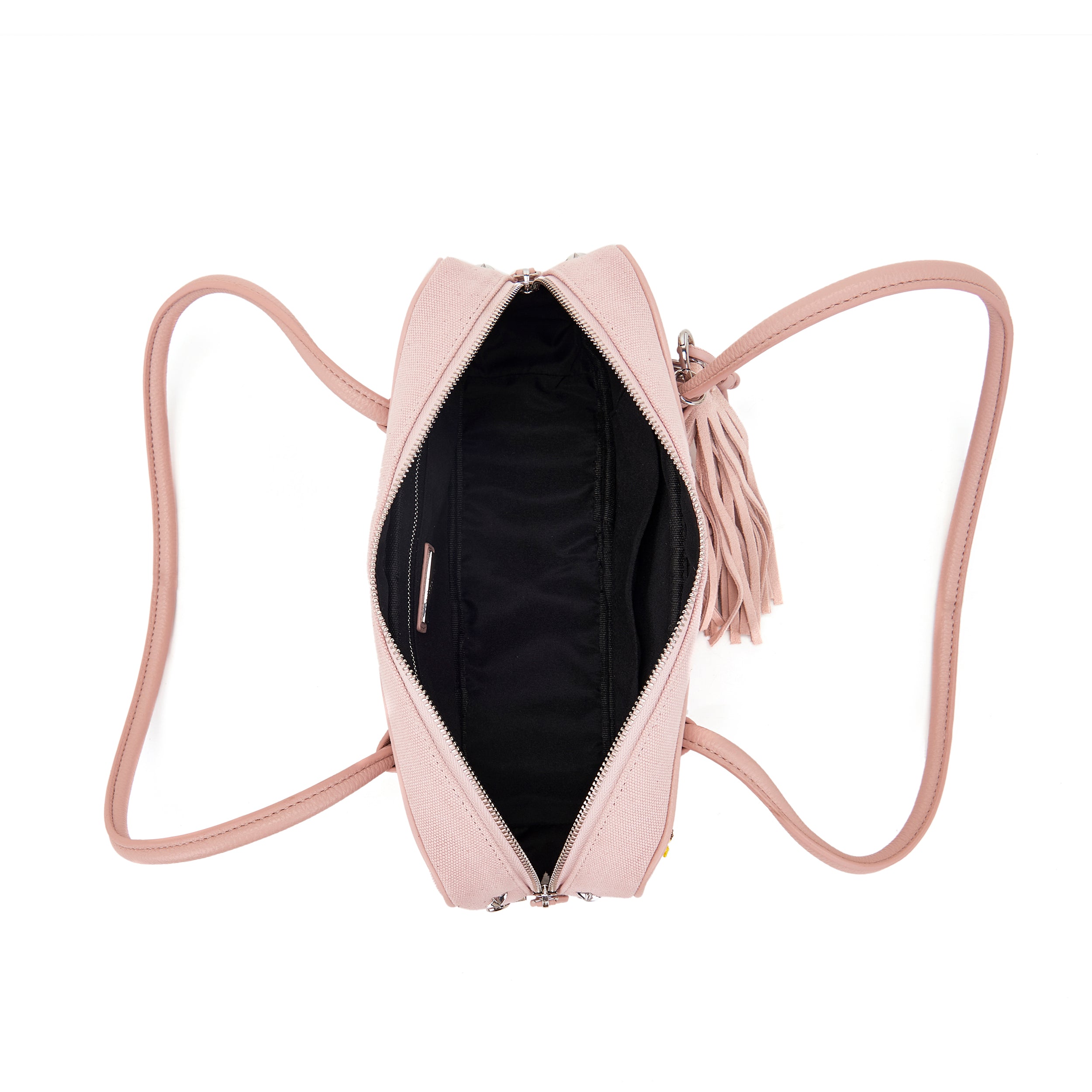 La Carrie Pins sac à main tissu rose 30x9x14 pins
