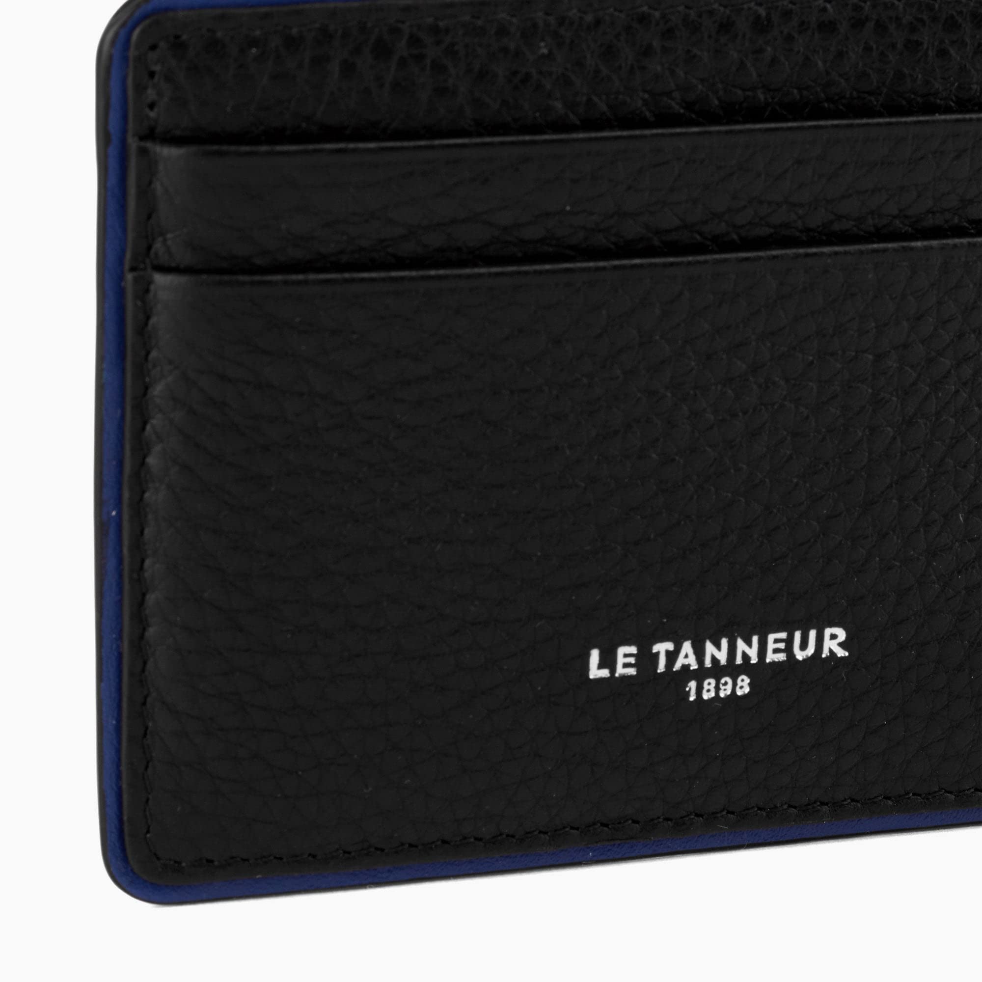 Le Tanneur Augustin porte-cartes cuir grainé anti-RFID