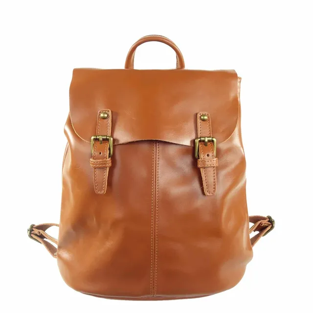 Collection Esprit Cuir Summer sac à dos cuir naturel A4
