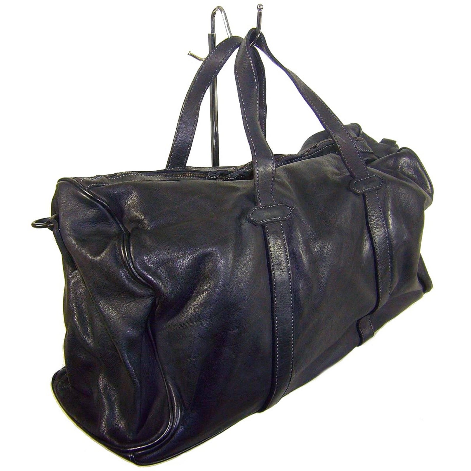 Collection Esprit Cuir ROMEO sac main noir cuir 24h