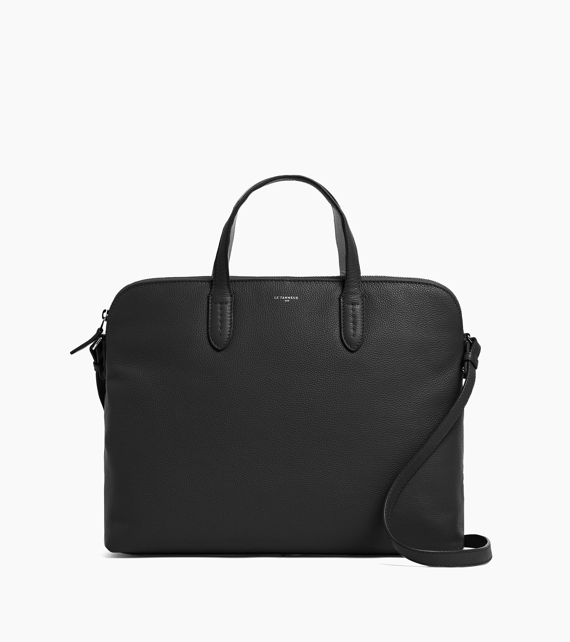 Le Tanneur Accessories Sophie porte-documents cuir grainé noir