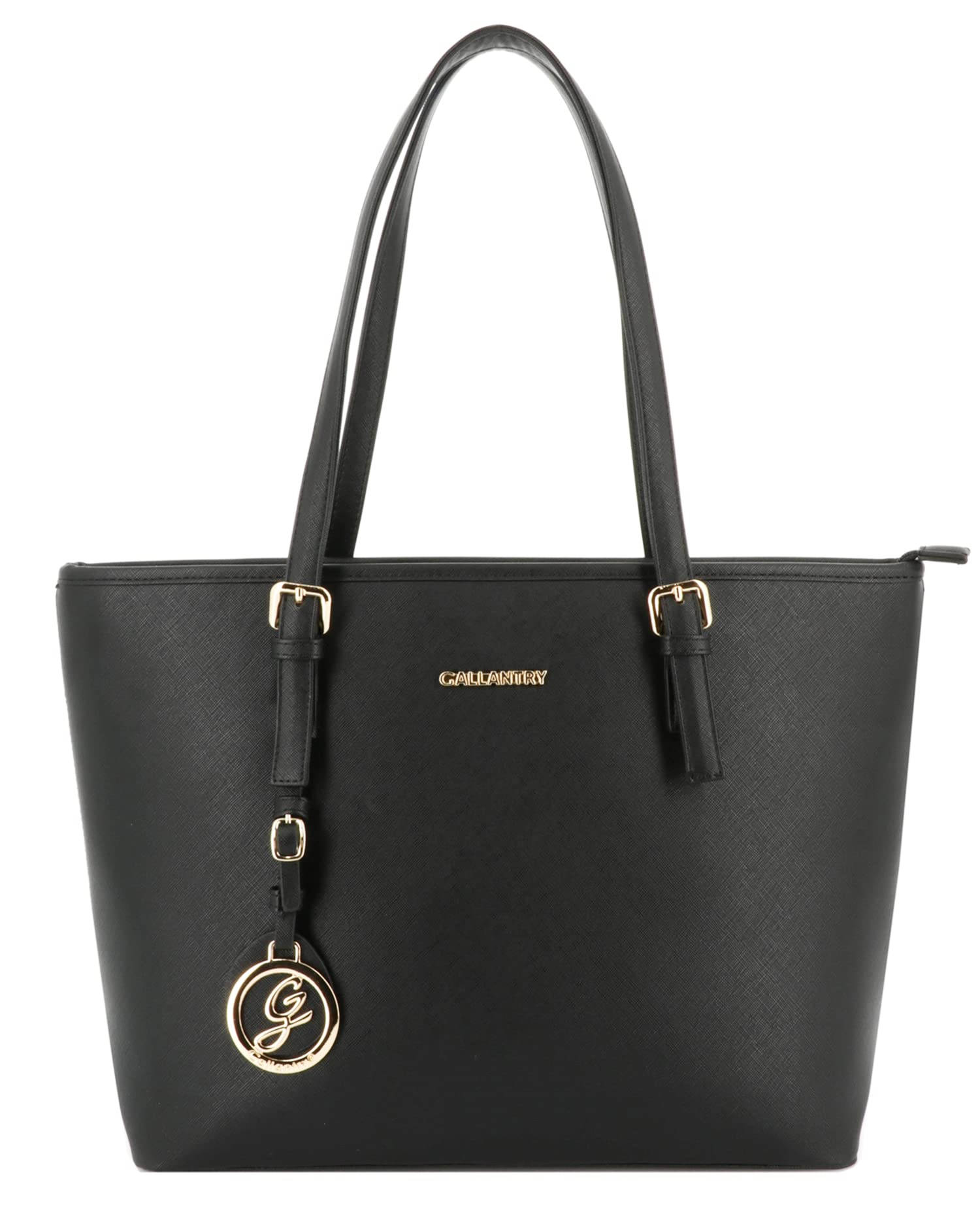 Gallantry Sacs Cabas Tote Bag XL Noir Classique simili cuir