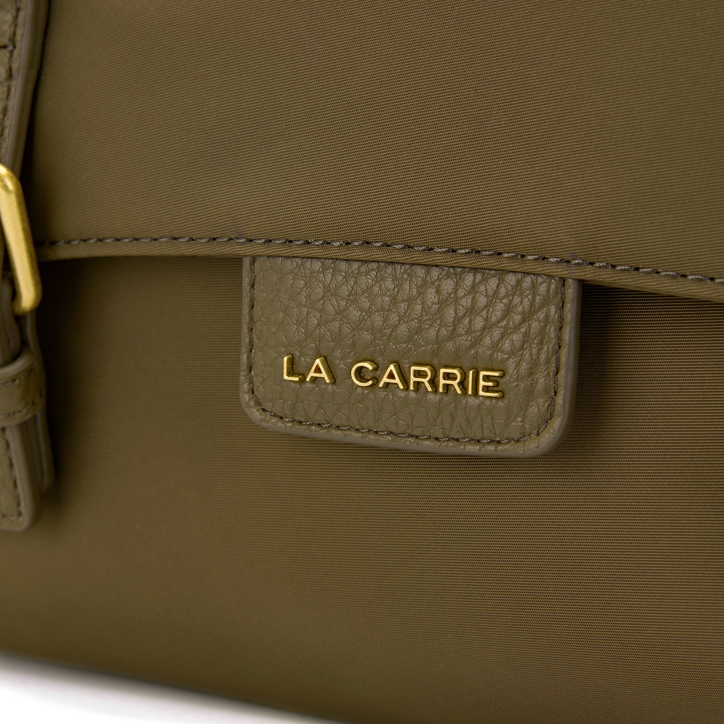La Carrie Big Atena Dark Wave sac shopping marron nylon