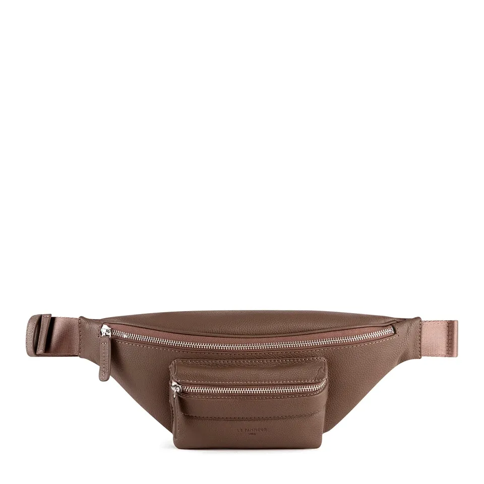 Le Tanneur Charles sac banane cuir 36x11cm zippée homme
