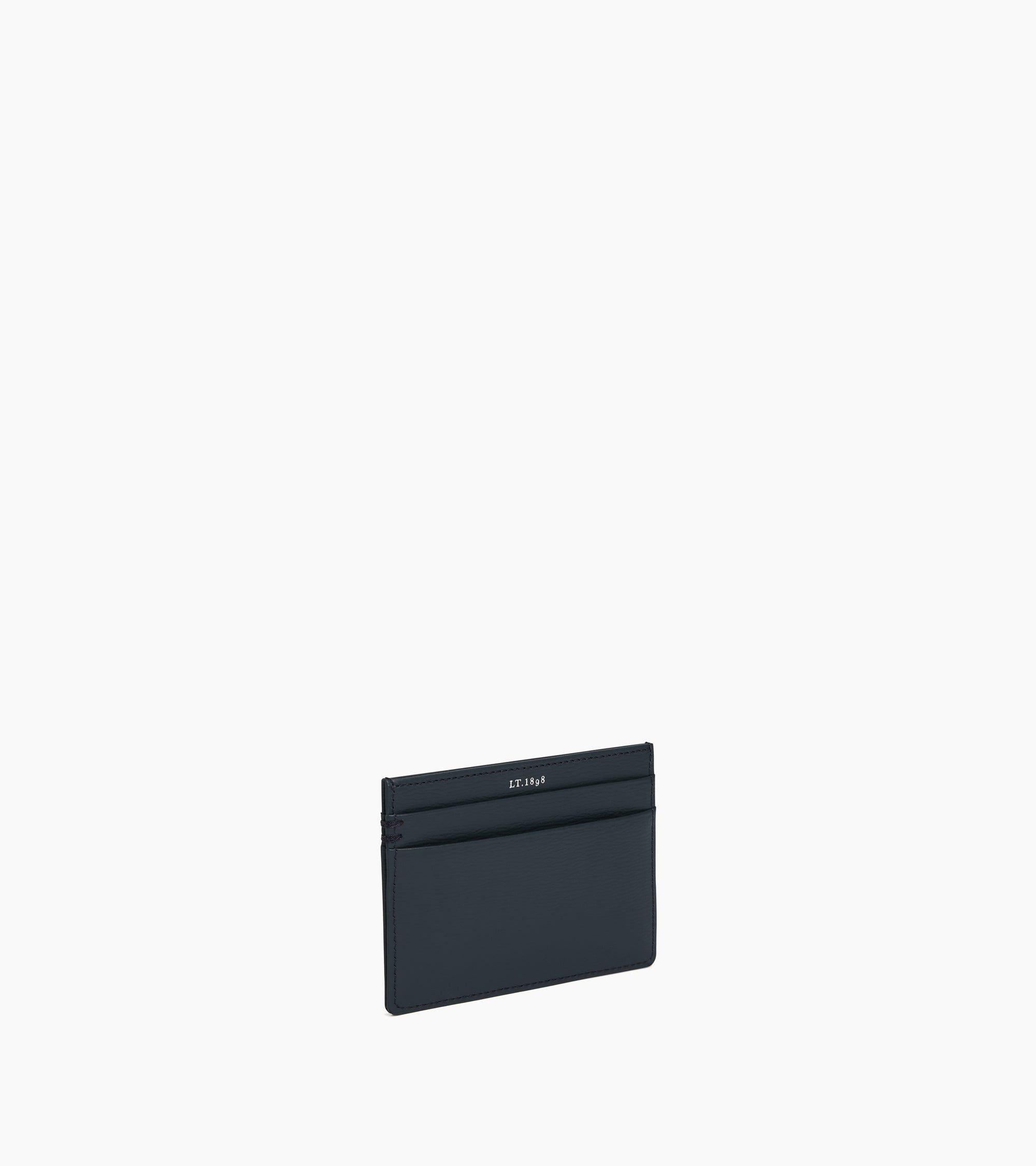 Le Tanneur Wallets Lucien porte-cartes cuir bleu Twilight