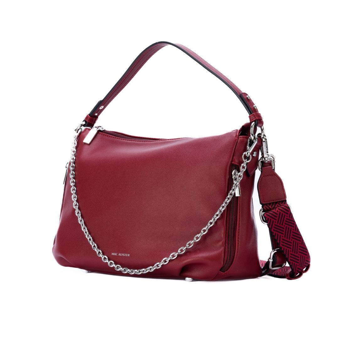 MAC ALYSTER MILAN sac besace synthétique Marron