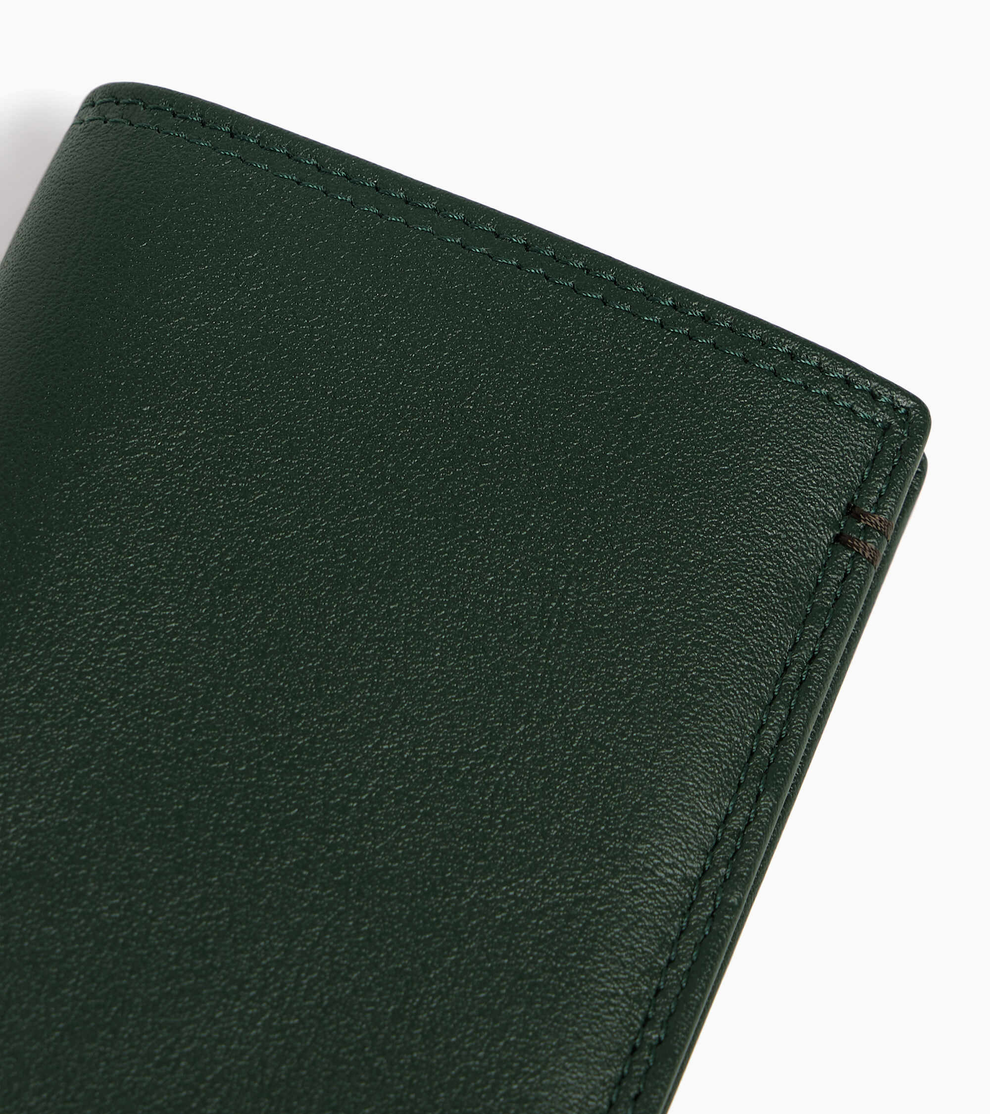 Le Tanneur Martin portefeuille vertical cuir vert RFID