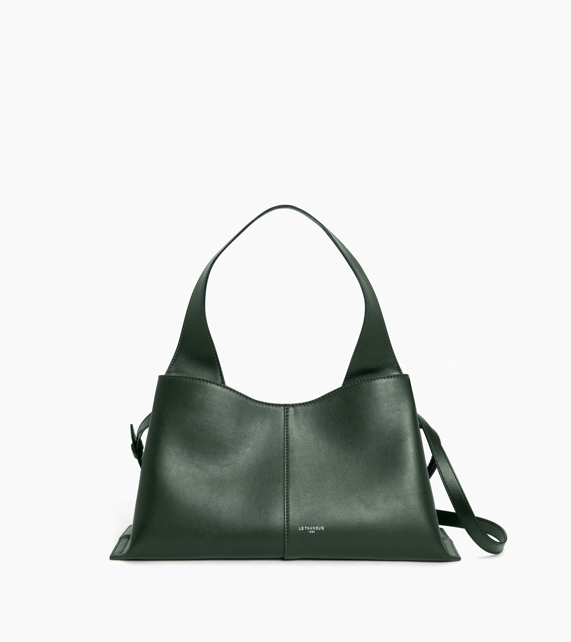 Le Tanneur Félicie petit sac à main cuir lisse vert Malachite