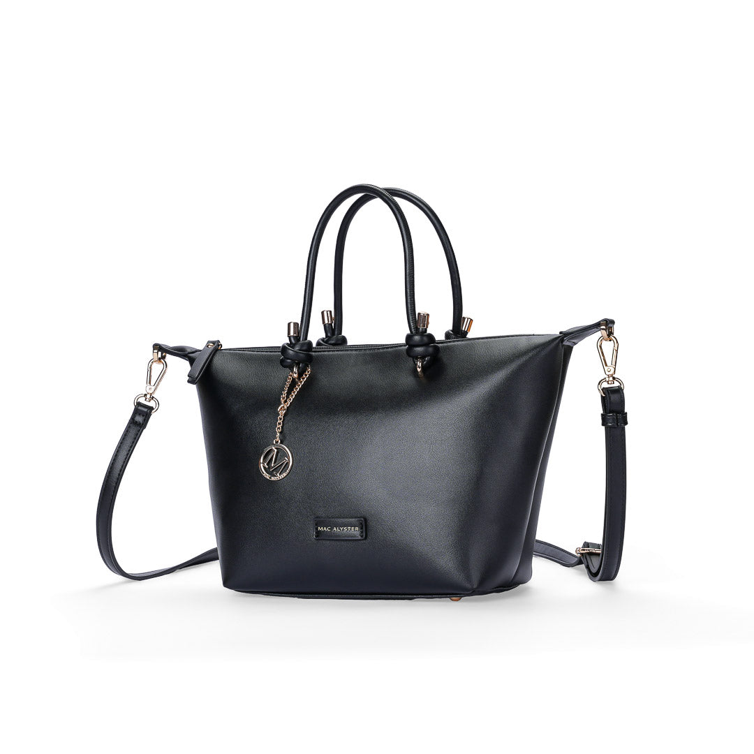 Mac Alyster Mandora sac main bandoulière Noir pailleté
