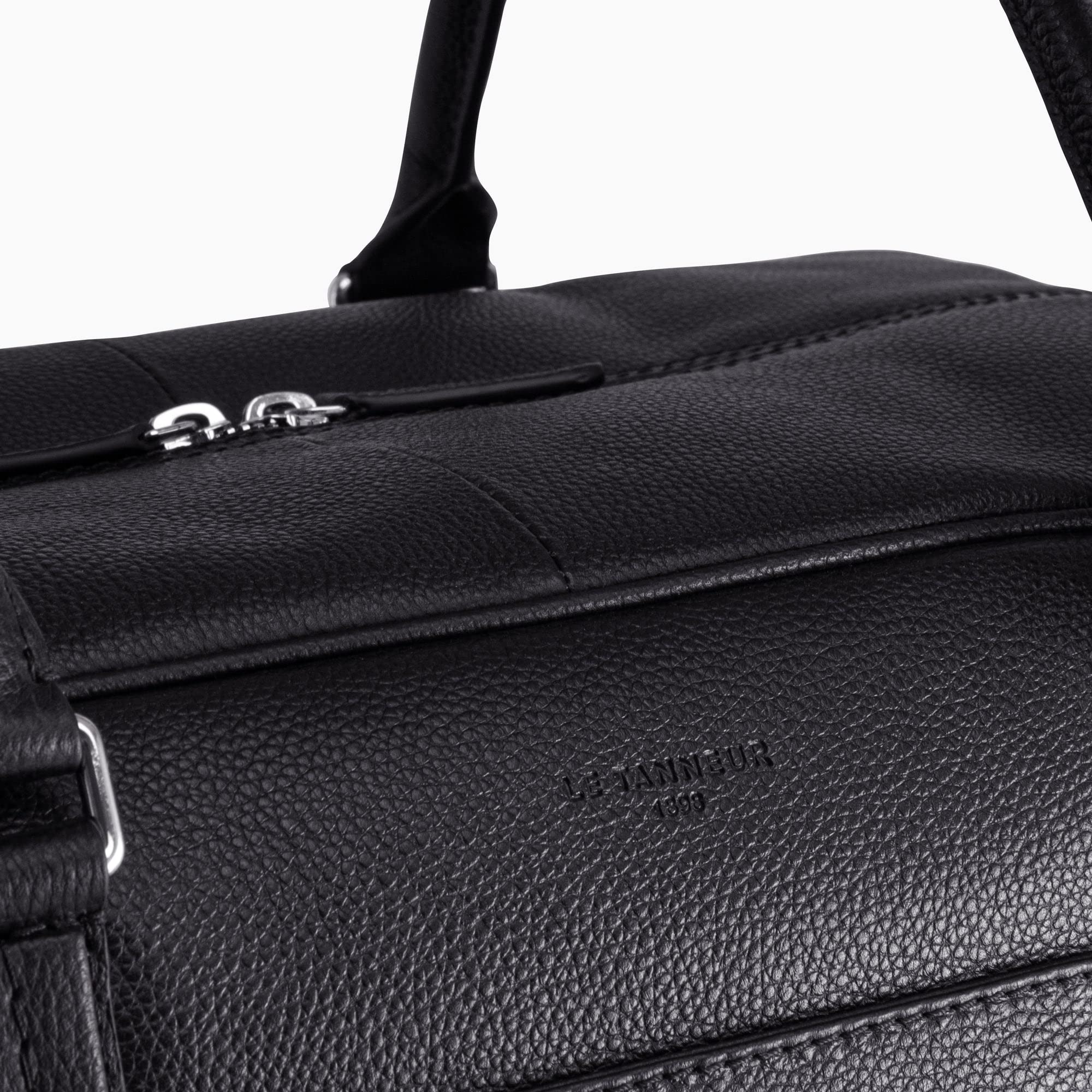 Le Tanneur Charles sac de voyage cuir grainé 49 cm