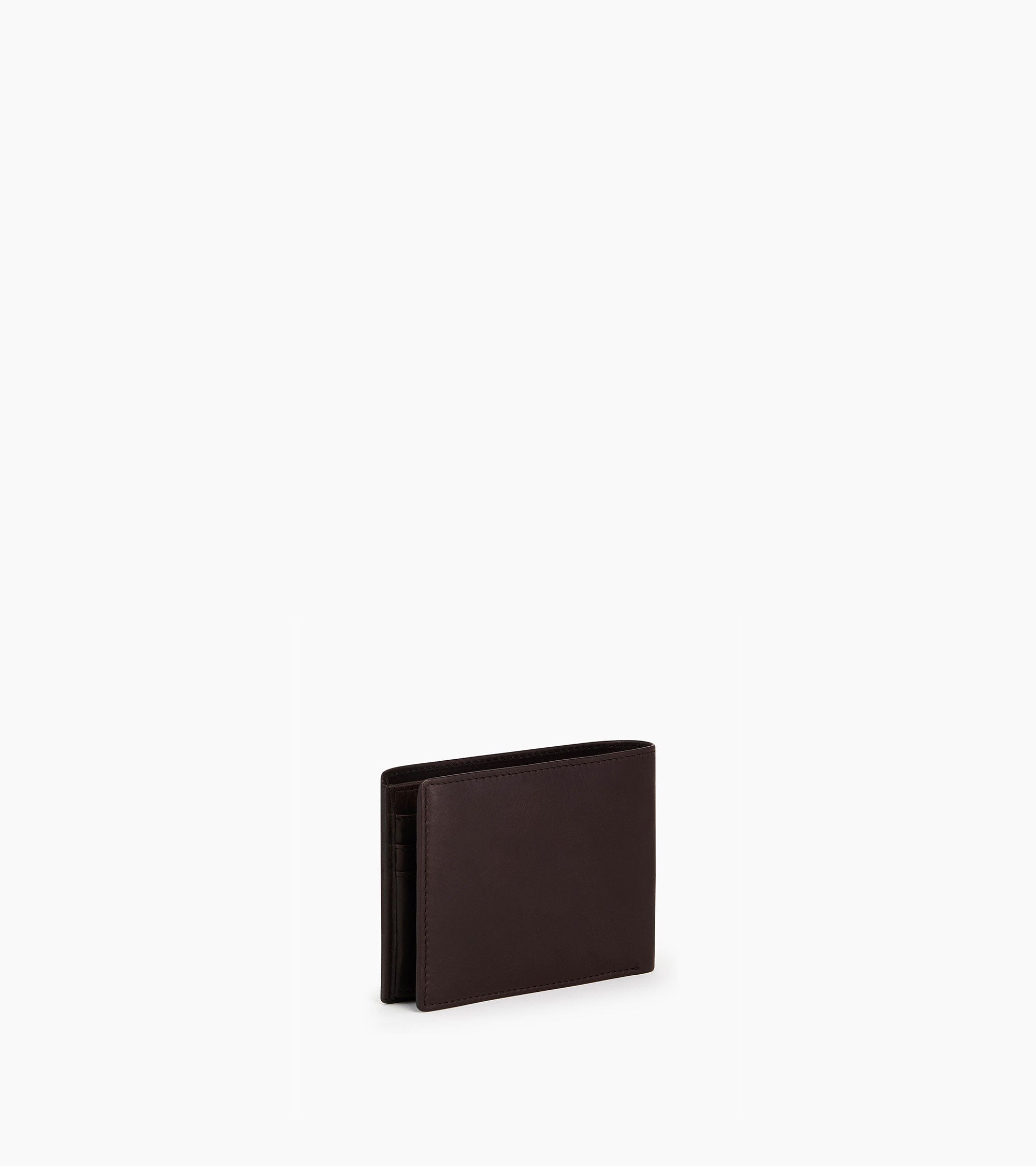 Le Tanneur Wallets portefeuille horizontal zippé cuir huilé marron
