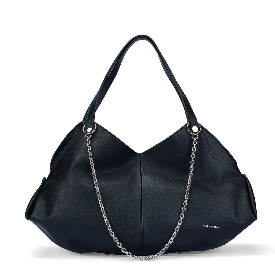 MAC ALYSTER MILAN Sac Besace Noir XL 48 cm
