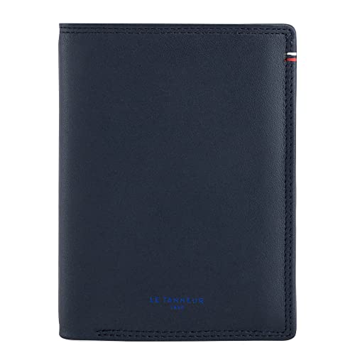 Le Tanneur Martin portefeuille vertical zippé cuir lisse