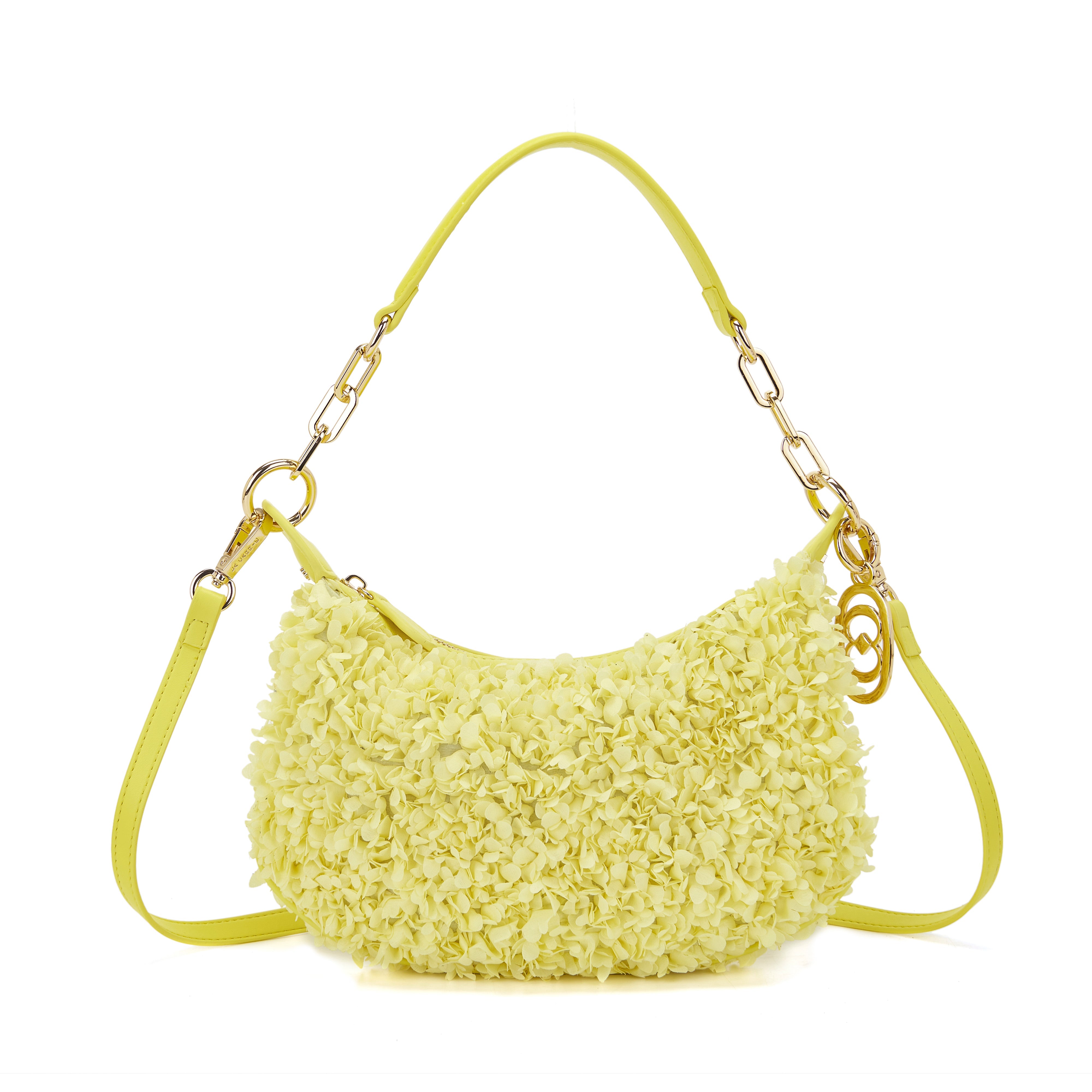 La Carrie Night Edition sac épaule chiffon yellow 29x3x15