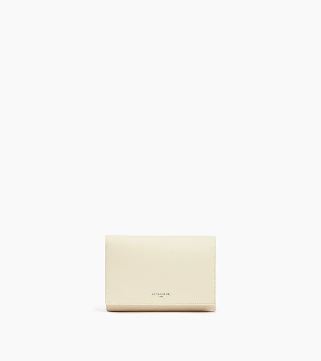 Le Tanneur Emilie portefeuille blanc fleur de sel cuir