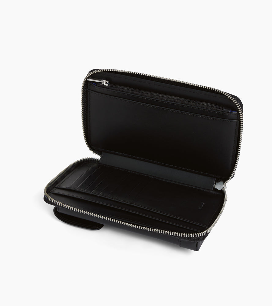 Le Tanneur Maurice étui téléphone cuir Black anti-RFID