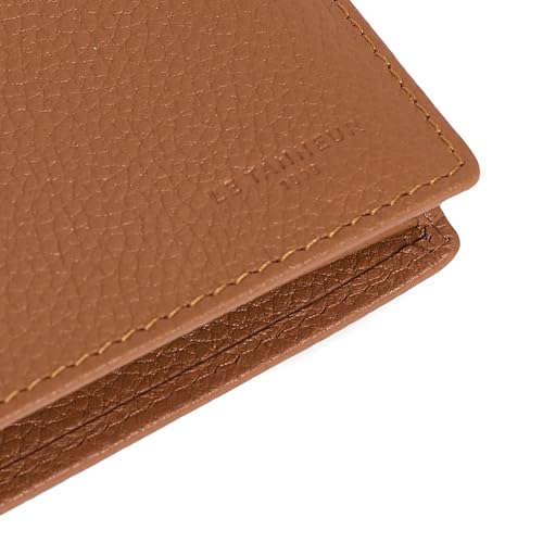 Le Tanneur Charles portefeuille vertical cuir anti-RFID 11 cartes