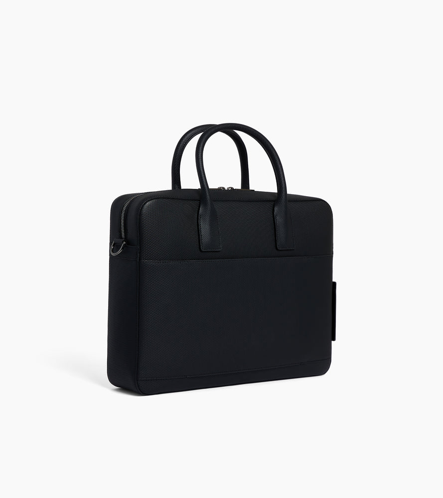 Le Tanneur Emile porte-documents cuir 14" noir