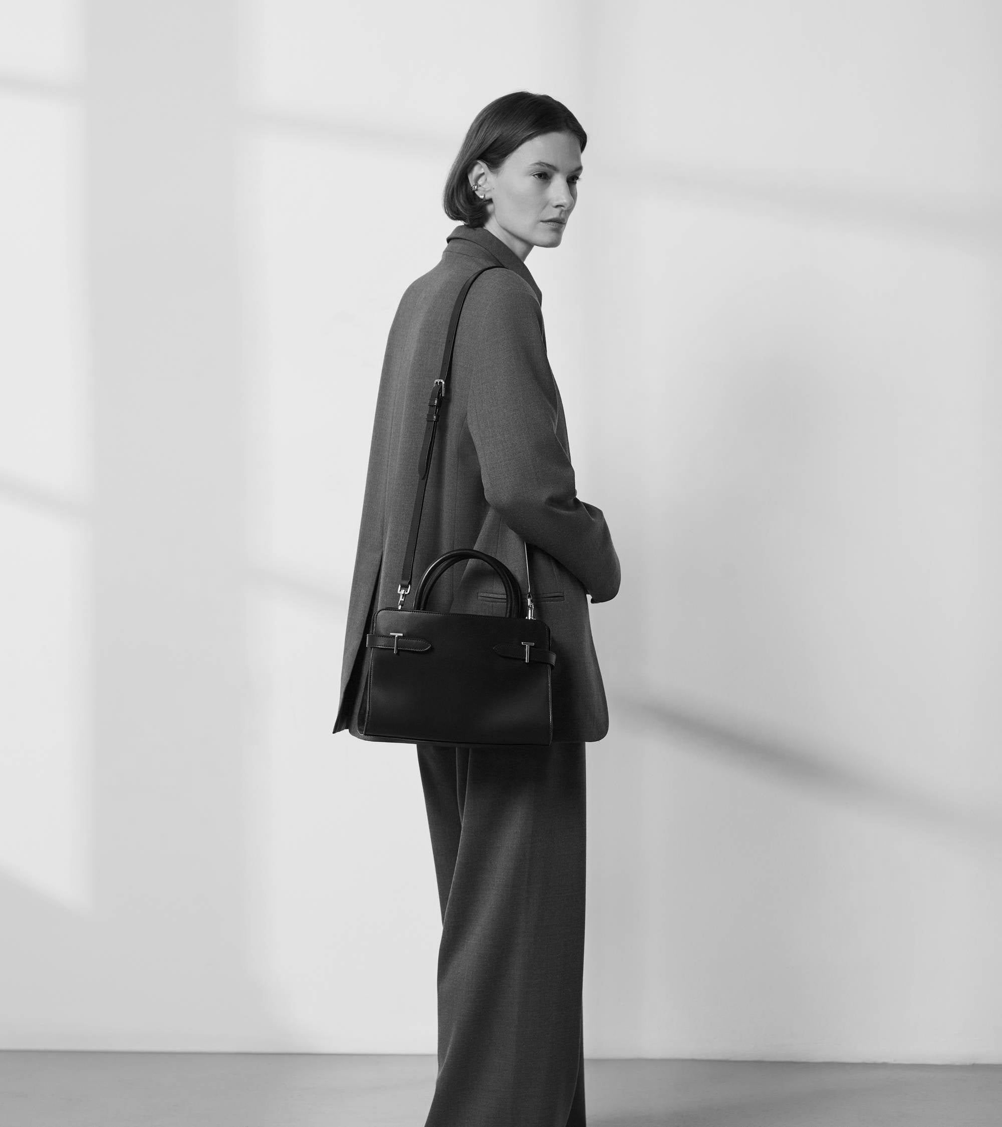 Le Tanneur Emie sac cuir lisse nubuck Tan moyen