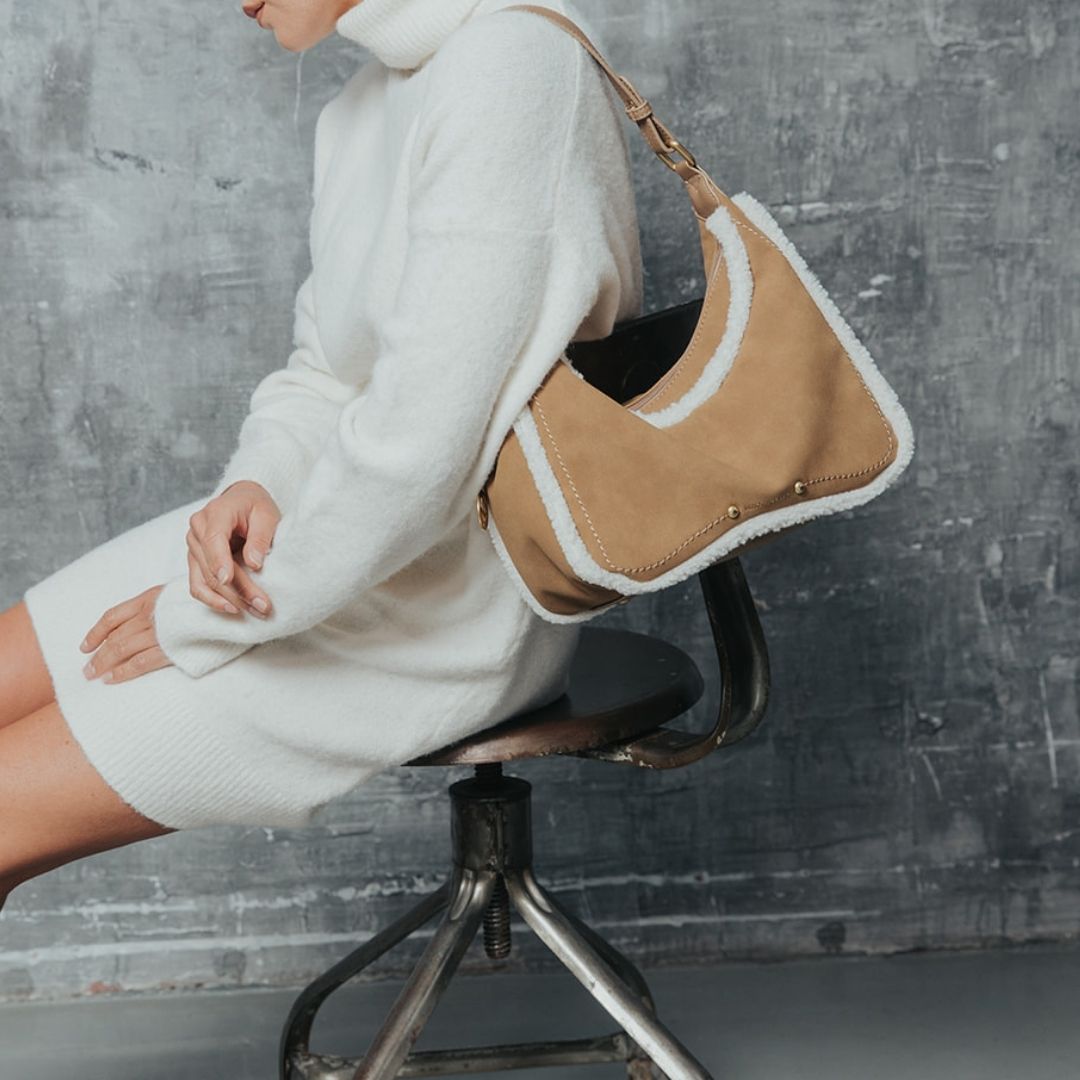 MAC ALYSTER Smart sac besace marron