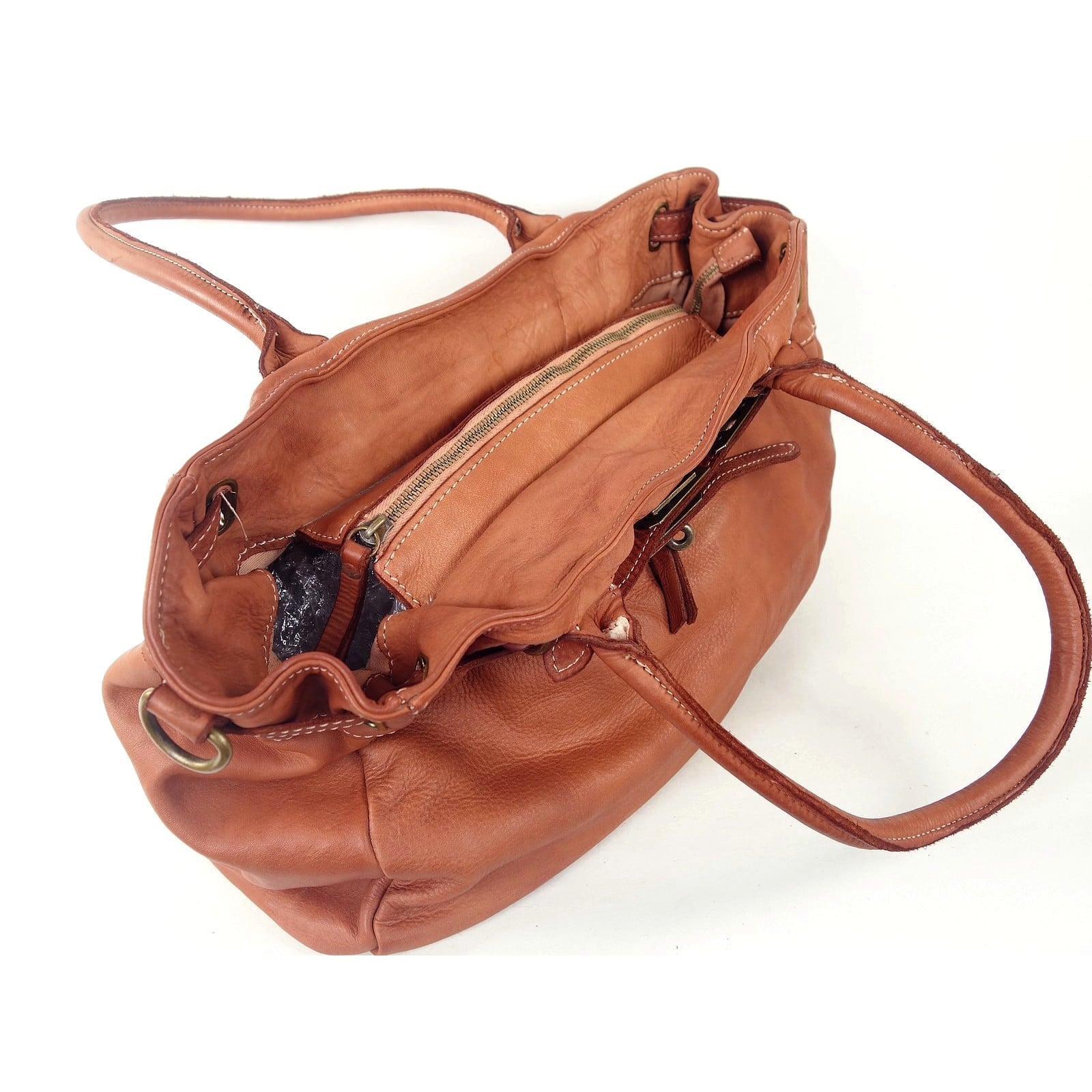 Collection Esprit Cuir Grand sac à main Matilda cuir camel