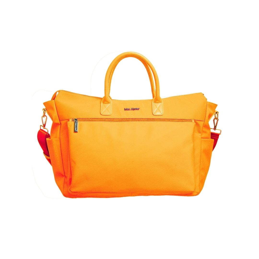 Mac Alyster Studio sac voyage S abricot nylon