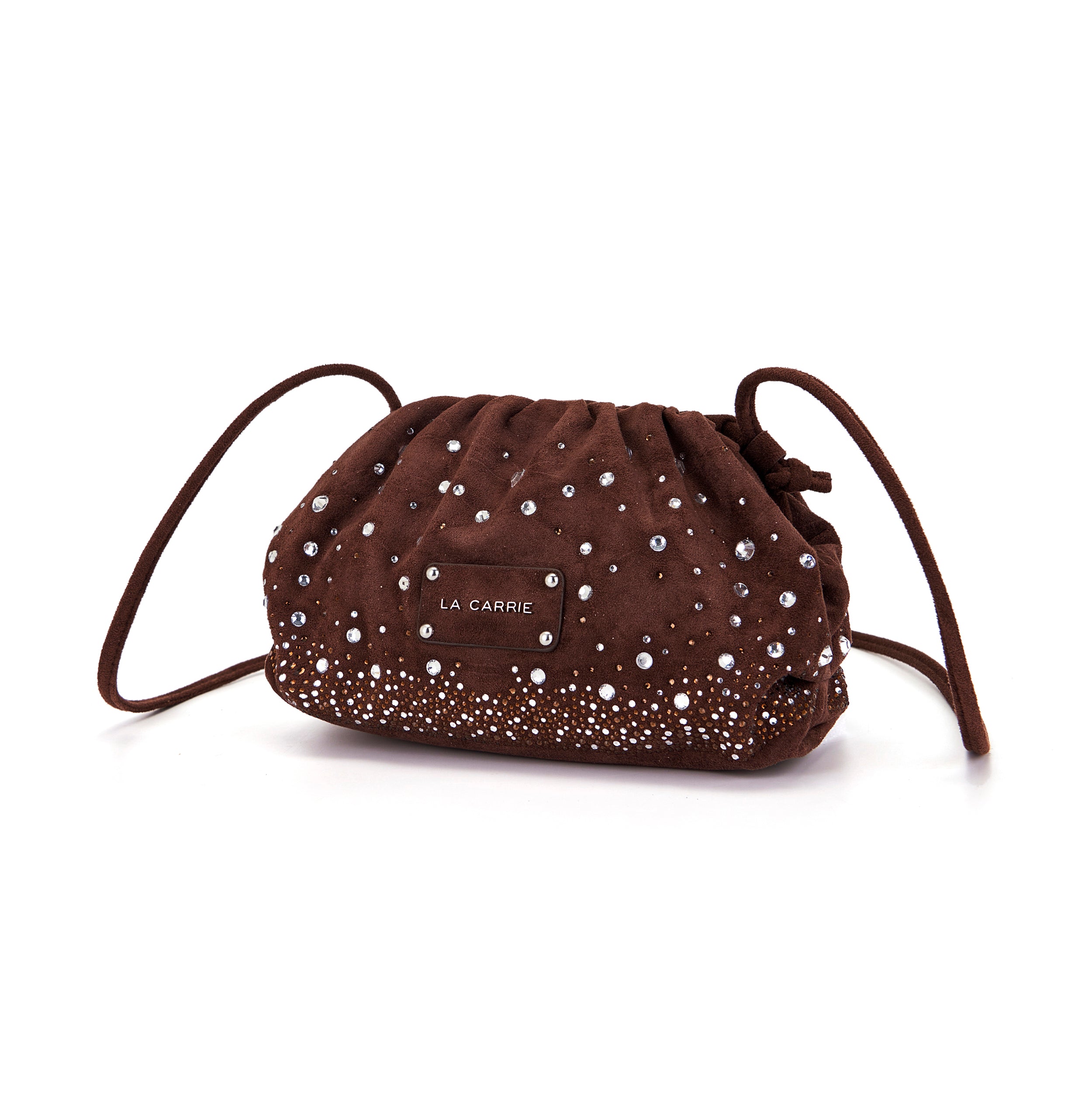 La Carrie Capsule sac bandoulière bleu 23 cm brillant