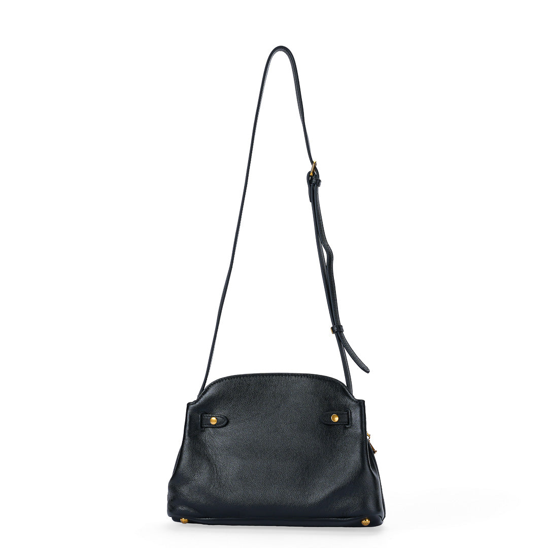 Mac Alyster Valeria sac trotteur cuir Vert Kaki quotidien 29x11x18 cm