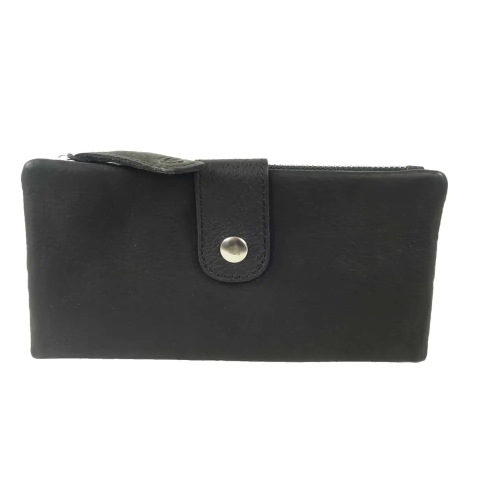 Collection Esprit Cuir NETTI portefeuille cuir noir 8 cartes