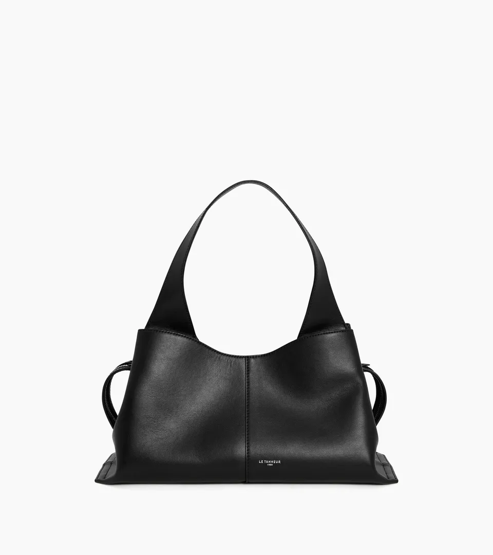 Le Tanneur Félicie petit sac cuir lisse noir