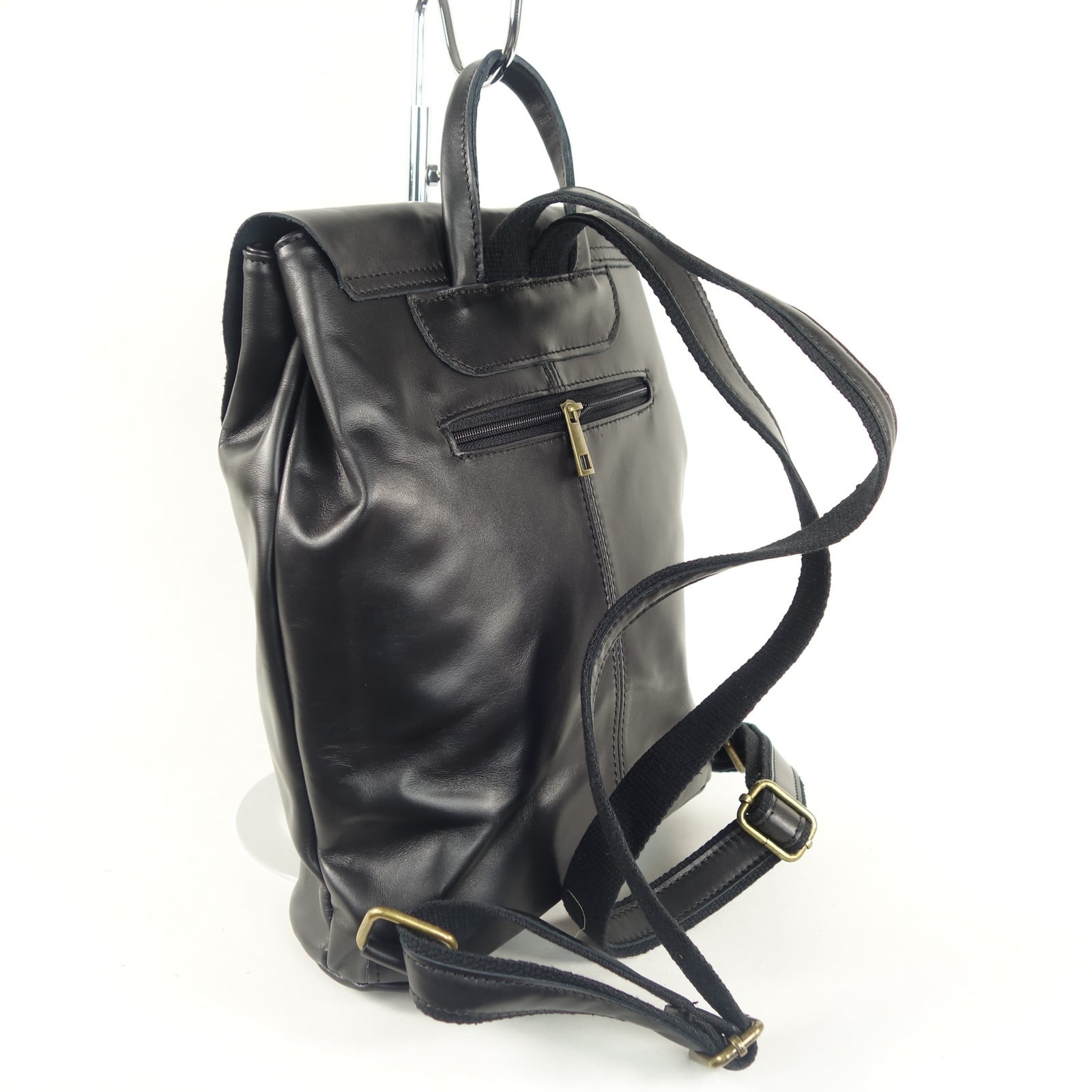 Collection Esprit Cuir SUMMER sac à dos cuir noir souple léger