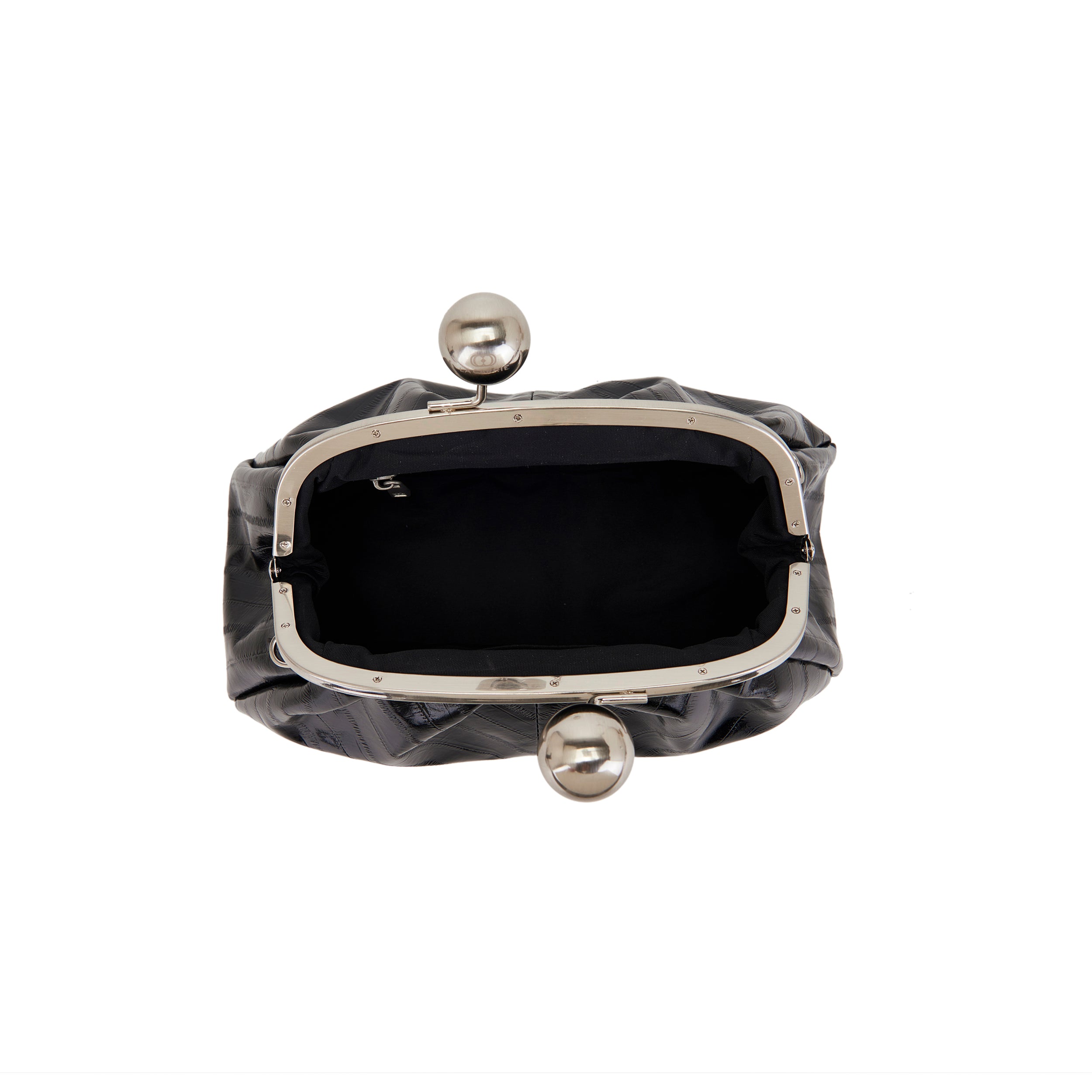 La Carrie Capsule Big sac bandoulière noir 32x11x16 cuir verni