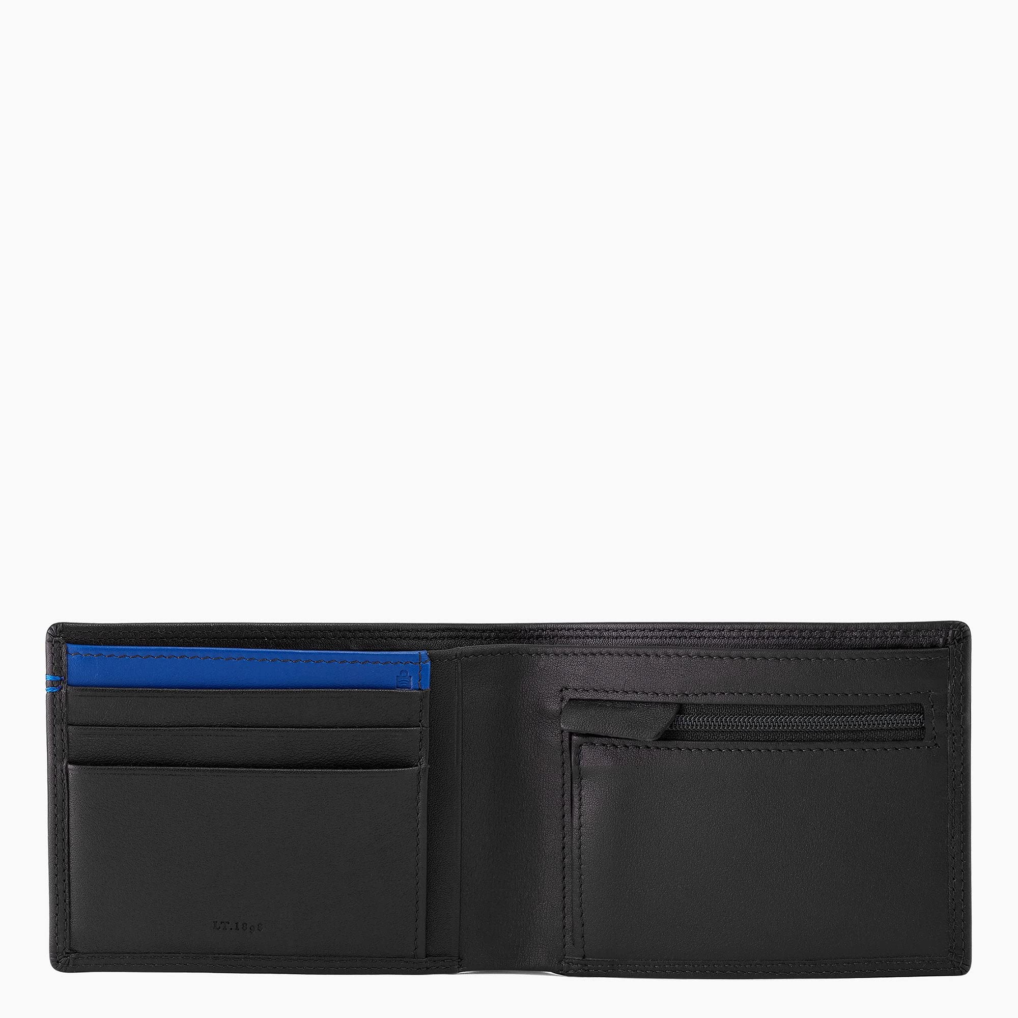 Le Tanneur Wallets coffret portefeuille zippé cuir lisse + porte-clés