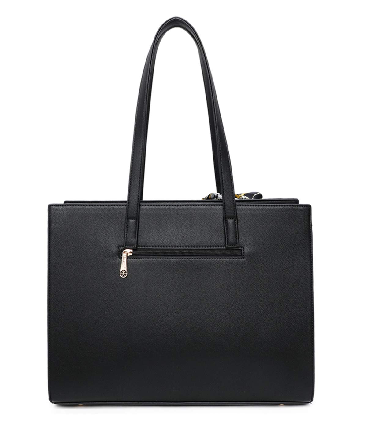 Gallantry Sacs Cabas Tote Bag A4 XL Noir Simili Cuir 38x29cm