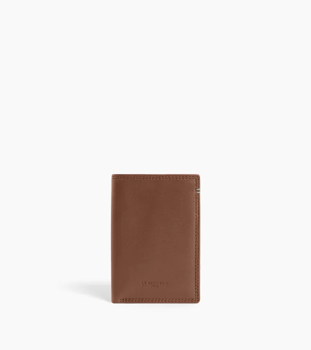 Le Tanneur Martin porte-cartes cuir vertical anti-RFID