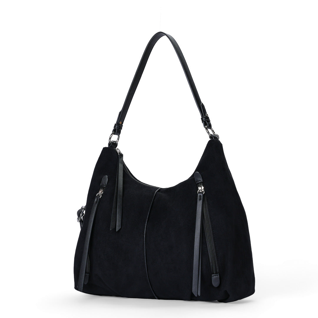 Mac Alyster Captivante sac besace synthétique noir 33x22 cm