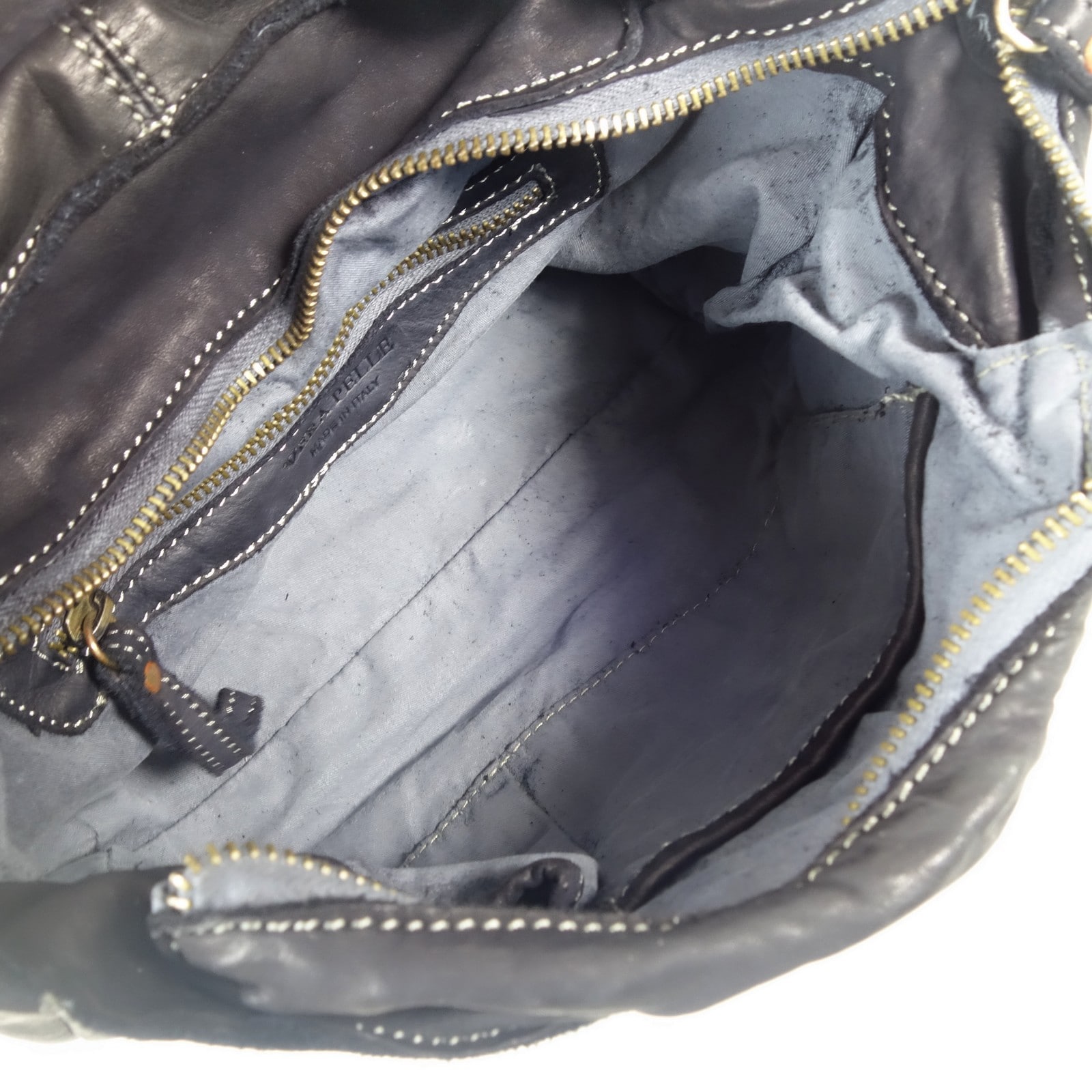 Esprit Cuir Lara besace cuir noir bohème