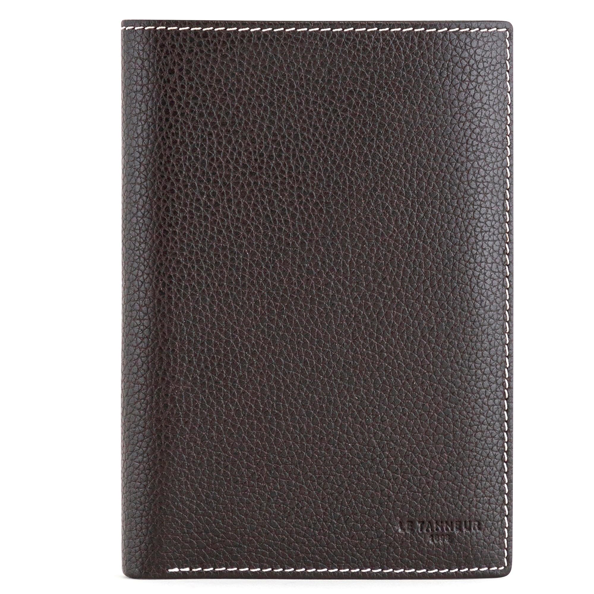 Le Tanneur Charles portefeuille vertical cuir anti-RFID 11 cartes