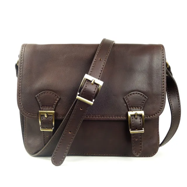 Collection Esprit Cuir Otello sacoche marron cuir vintage