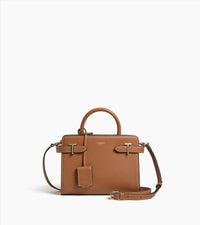 Le Tanneur Emilie petit sac cuir tressé double rabat bandoulière