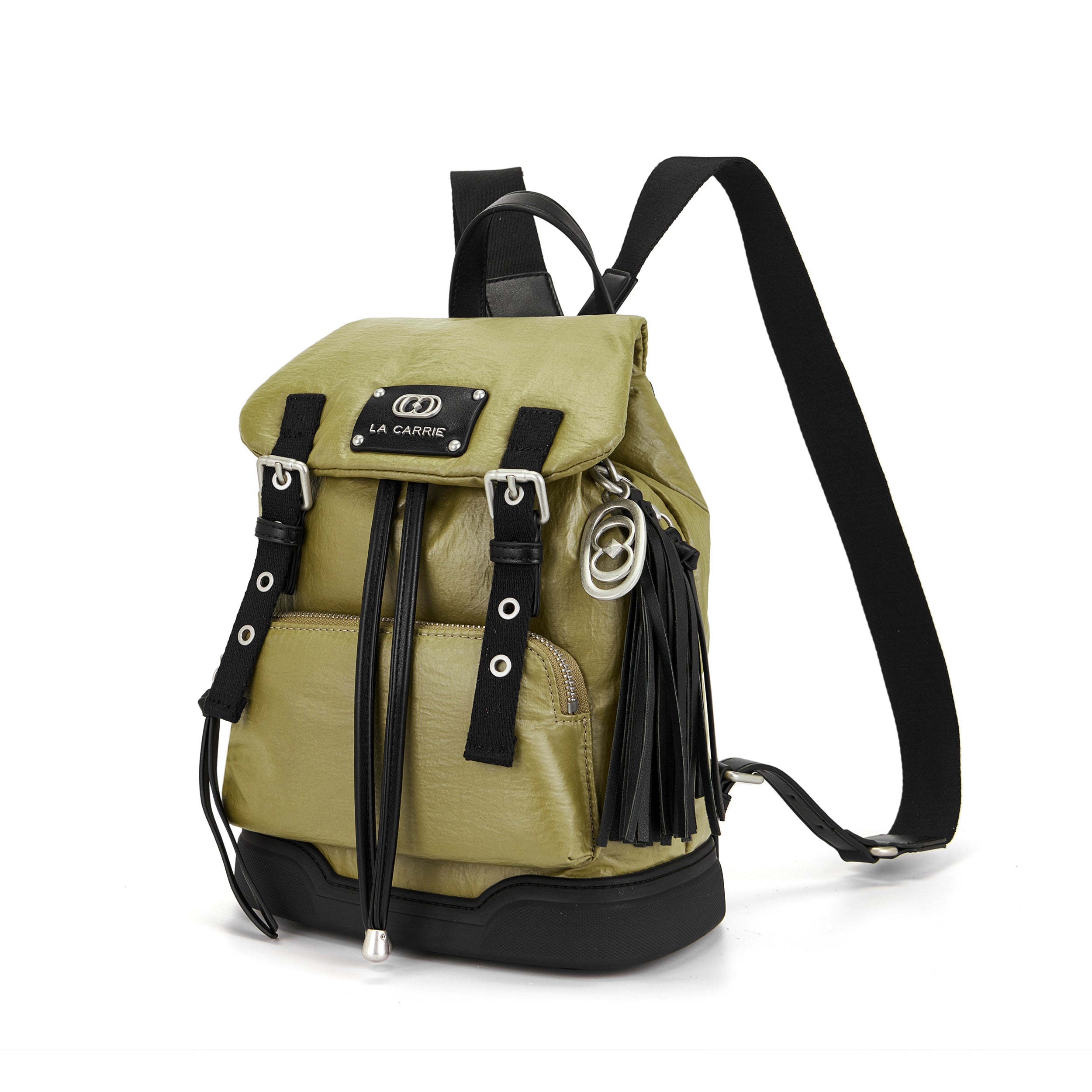 La Carrie Fiber sac à dos vert olive nylon 29 cm