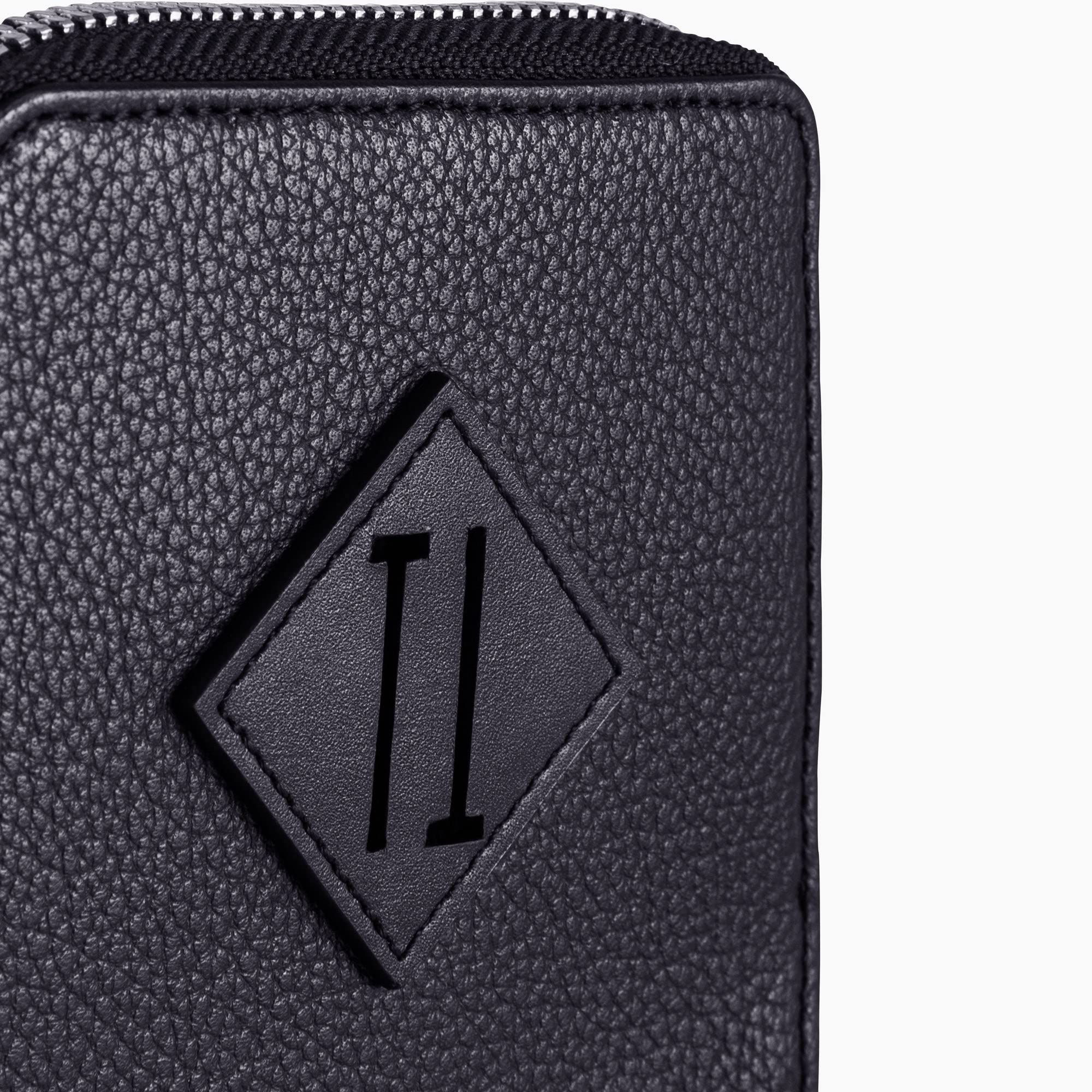 Le Tanneur Nathan porte-cartes dragonne cuir grainé 13 cm