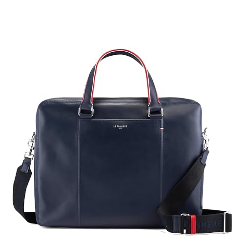Le Tanneur Martin porte-documents slim 14" cuir lisse 38x29