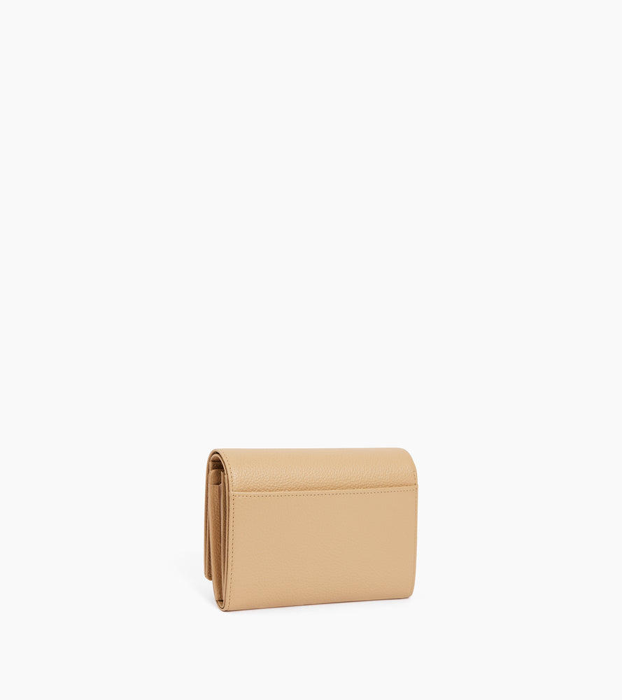 Le Tanneur Emilie Portefeuille Cuir Grainé Desert