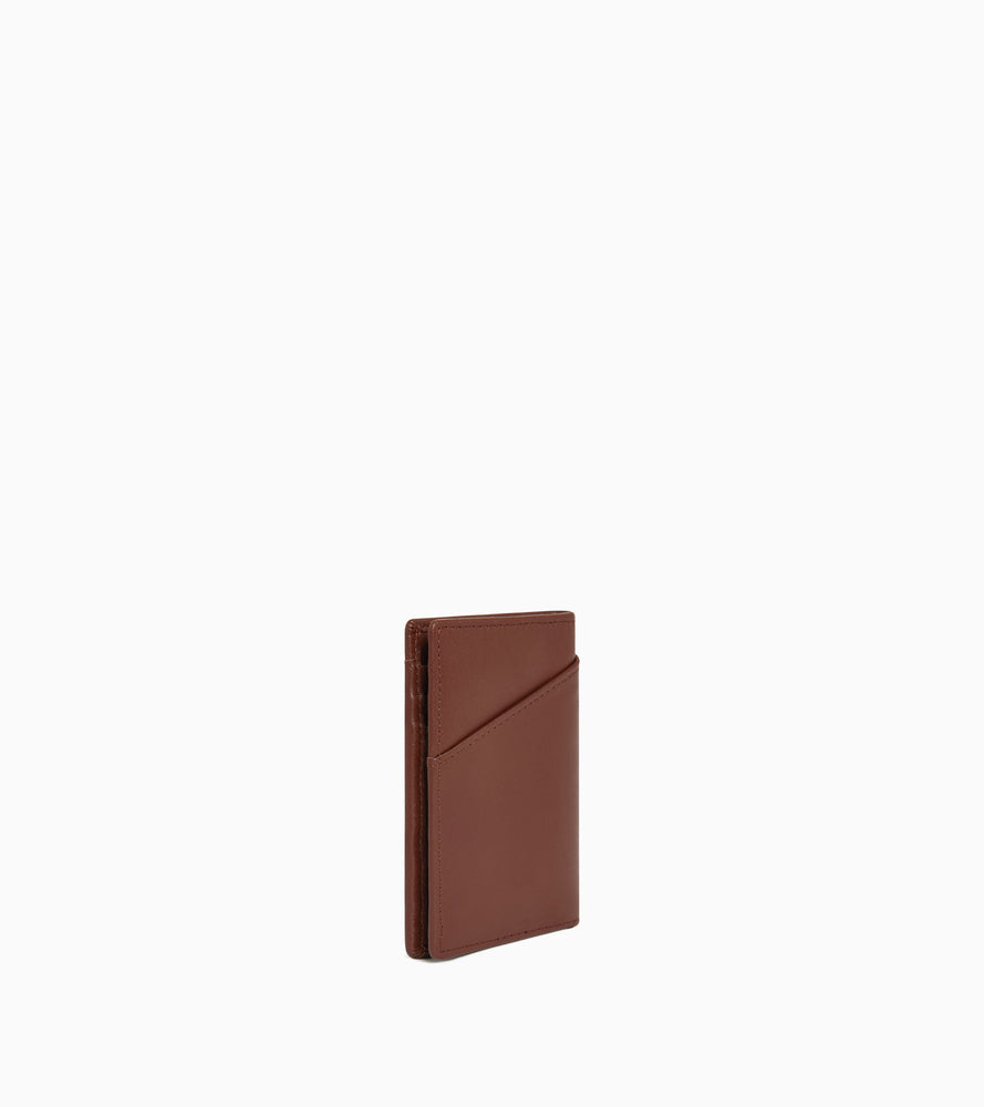 Le Tanneur Charlotte porte-cartes cuir vertical femme anti-RFID